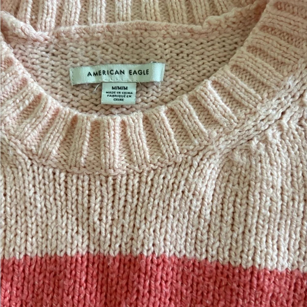 American Eagle Outfitters Pink and Tan Sweater - Picture 2 of 3